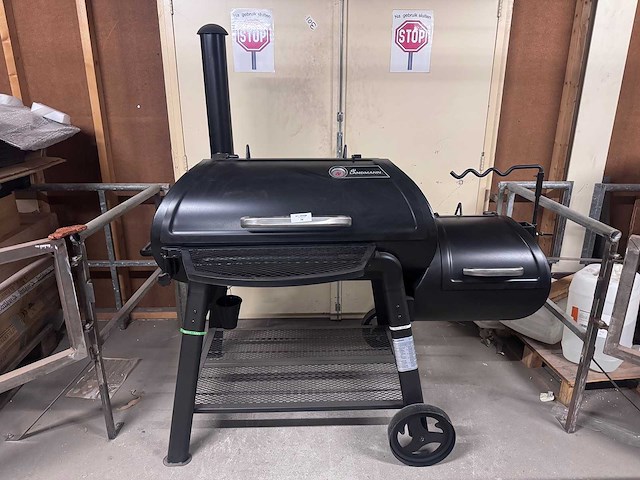 Landmann - houtskoolsmoker vinsion 500 - houtskool bbq - afbeelding 2 van  9