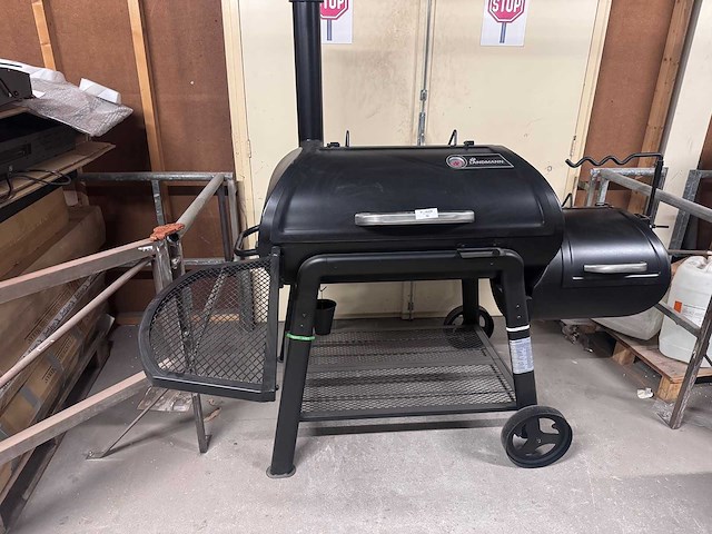 Landmann - houtskoolsmoker vinsion 500 - houtskool bbq - afbeelding 4 van  9