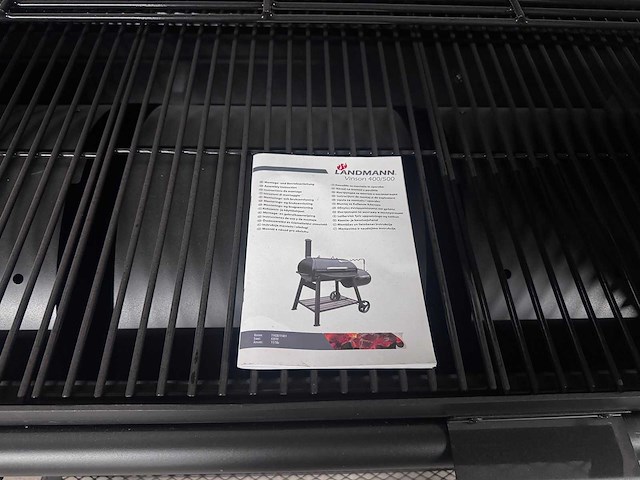 Landmann - houtskoolsmoker vinsion 500 - houtskool bbq - afbeelding 6 van  9