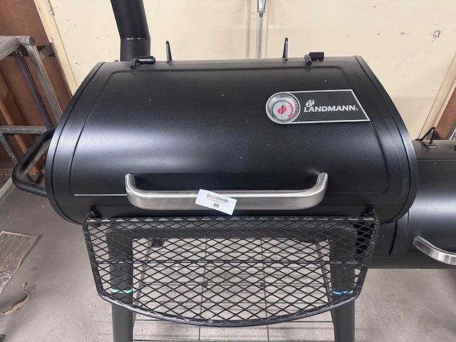 Landmann - houtskoolsmoker vinson 200 - houtskool bbq - afbeelding 3 van  8