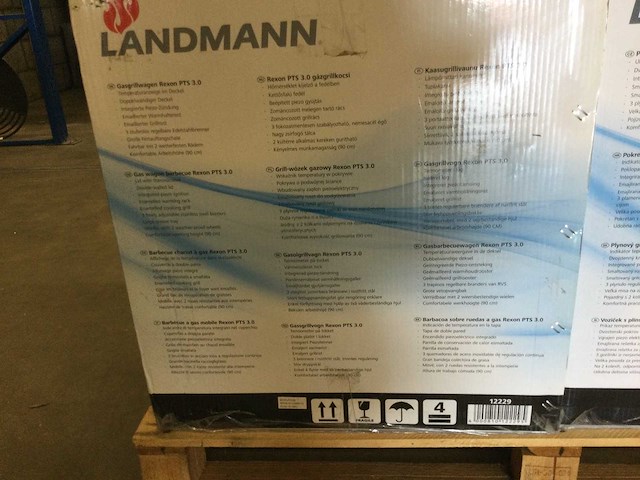 Landmann - rexon pts 3.0 - gas bbq - afbeelding 3 van  4