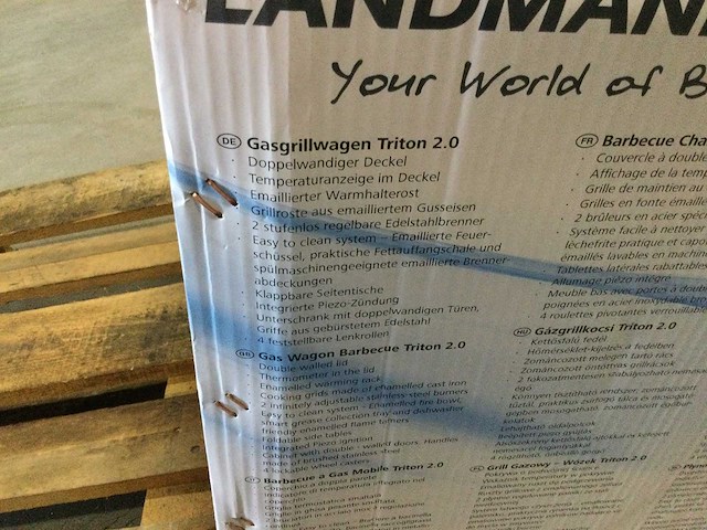 Landmann - triton 2.0 - gas bbq - afbeelding 3 van  5