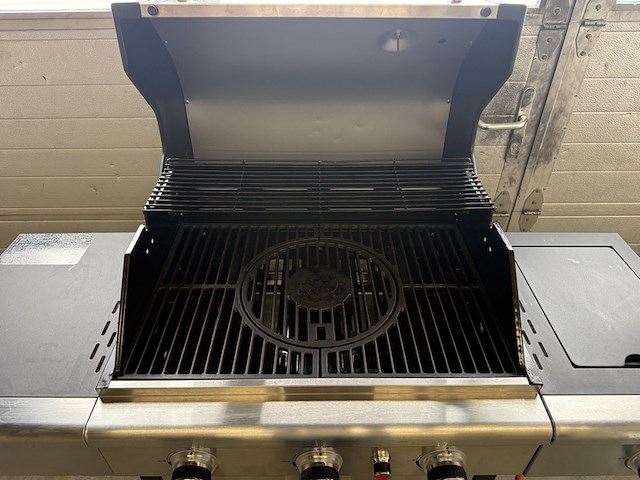 Landmann triton maxx p.3.1 rvs gasbarbecue – 3 branders + zijbrander landmann - afbeelding 4 van  8