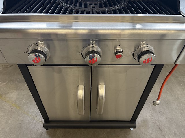 Landmann triton maxx p.3.1 rvs gasbarbecue – 3 branders + zijbrander landmann - afbeelding 5 van  8