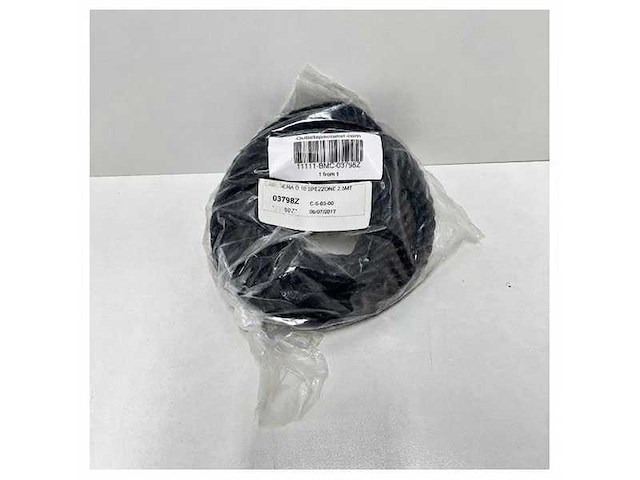 Landvast zwart geslagen 10 mm - 2.5 meter - 03798z - afbeelding 3 van  4