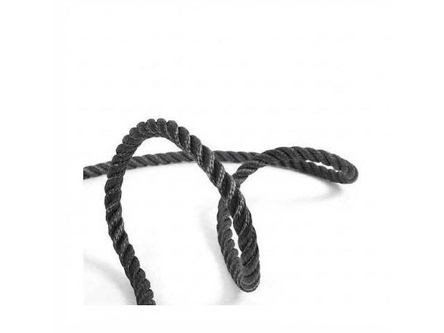 Landvast zwart geslagen 10 mm - 2.5 meter - 03798z - afbeelding 1 van  3