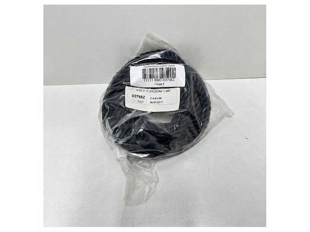 Landvast zwart geslagen 10 mm - 2.5 meter - 03798z - afbeelding 2 van  3