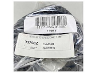 Landvast zwart geslagen 10 mm - 2.5 meter - 03798z - afbeelding 3 van  3