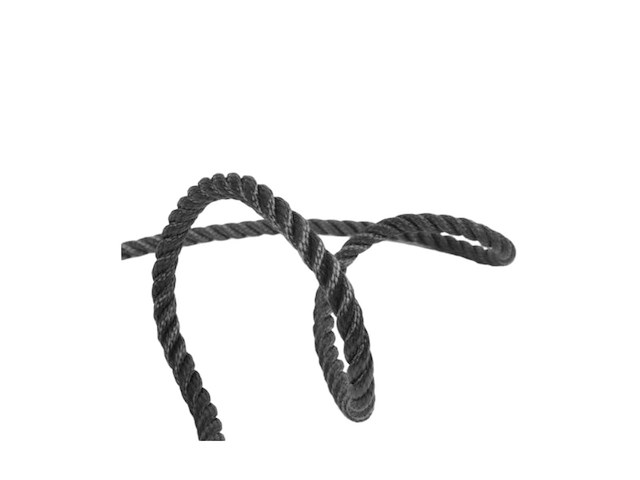 Landvast zwart geslagen 10 mm - 2.5 meter - 03798z - afbeelding 1 van  4