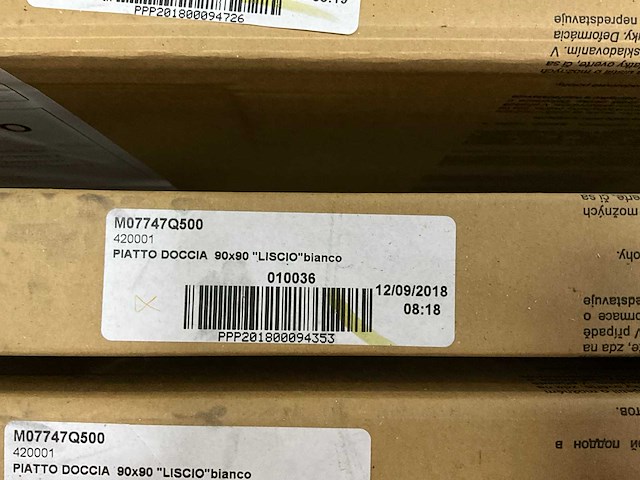 Lanesto - liscio bianco - douchebak 90 x 90 cm - afbeelding 2 van  4