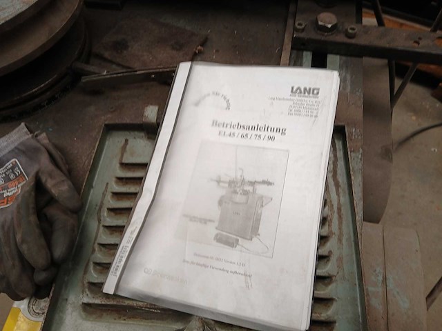 Lang - el45 - doornbuigmachine - afbeelding 10 van  11
