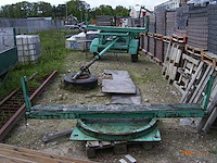 Lang materiaal / boomstam trailer - afbeelding 1 van  5
