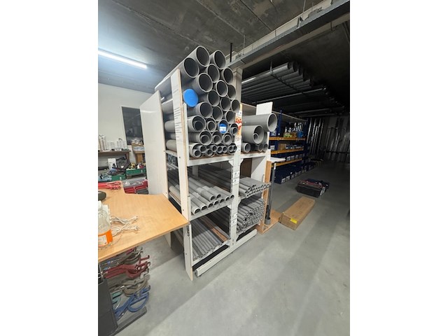 Langmateriaal rek, wit - afbeelding 1 van  2