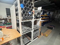 Langmateriaal rek, wit - afbeelding 1 van  2