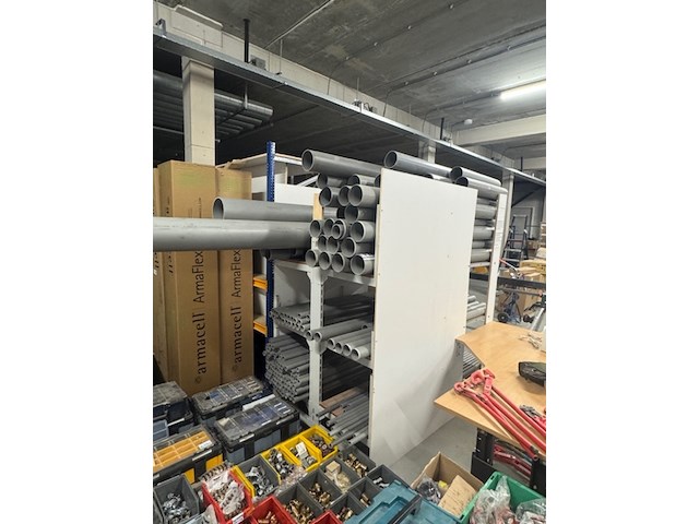 Langmateriaal rek, wit - afbeelding 2 van  2