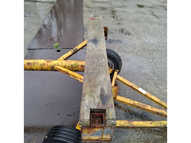 Langmateriaal transportwagen op massieve banden - afbeelding 7 van  9