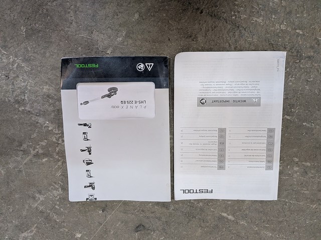 Langnek schuurmachine festool, lhs-e 225 eq, bouwjaar 2017 - afbeelding 6 van  21