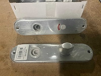 Langschild aluminium wc 63/8mm deurbeslag (60x) - afbeelding 2 van  5