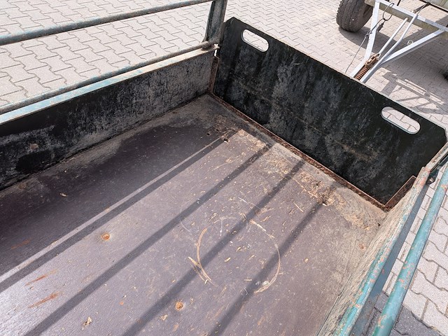 Langzaam verkeer aanhanger, met uitschuifbare achterklep - afbeelding 14 van  22