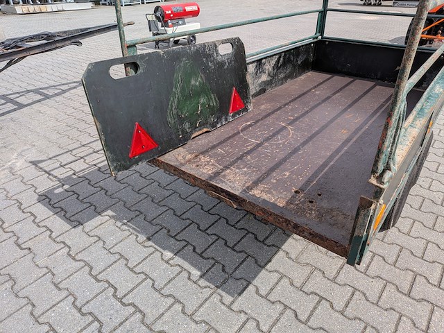 Langzaam verkeer aanhanger, met uitschuifbare achterklep - afbeelding 15 van  22
