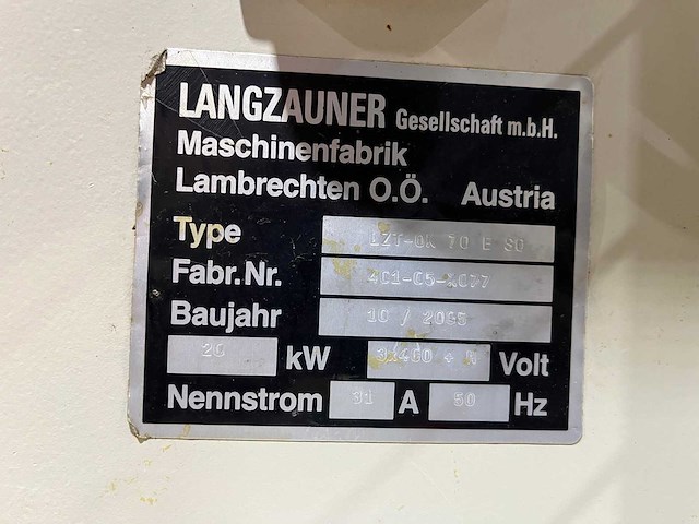 Langzauner - lzt-ok 70 e so - fineerpers - afbeelding 17 van  50
