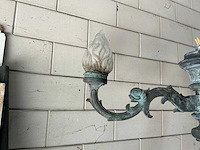 Lantaarn tuinlamp koper (2x) - afbeelding 9 van  12