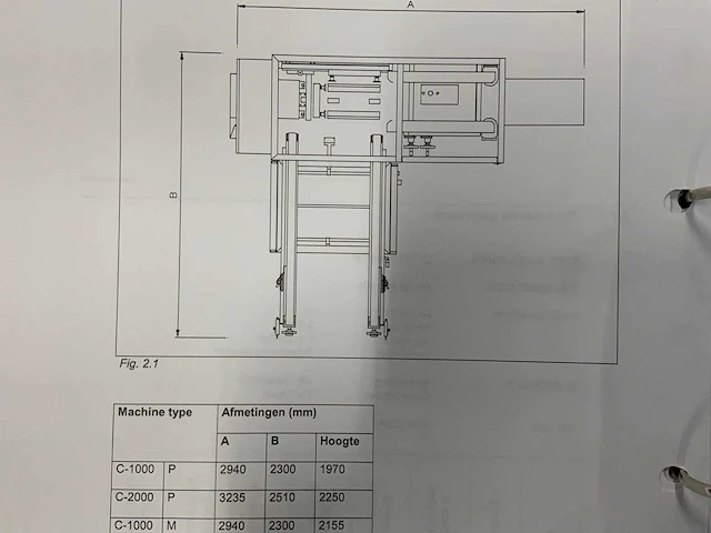 Lantech c-1000-hotmelt dozen opzetmachine - afbeelding 15 van  22