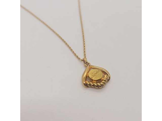 Lanvin goldplated collier - afbeelding 2 van  4