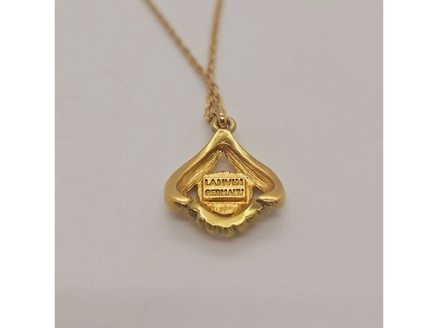 Lanvin goldplated collier - afbeelding 3 van  4