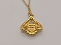 Lanvin goldplated collier - afbeelding 3 van  4