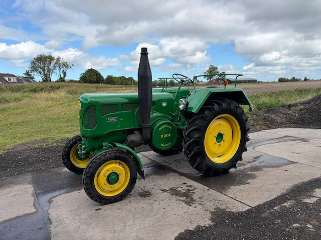 Lanz john deere - 1960 - d2816 - oldtimer tractor - afbeelding 2 van  22