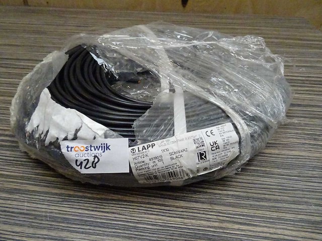 Lapp - h07v2-k 1x10 - montagedraad 100m - afbeelding 1 van  2