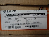 Lapp - ölflex wire ms 2.1 1x1,5 - installatiedraad 100 mtr (9x) - afbeelding 2 van  2