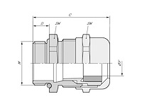 Lapp 53112511 wartel m75 messing (7x) - afbeelding 5 van  5