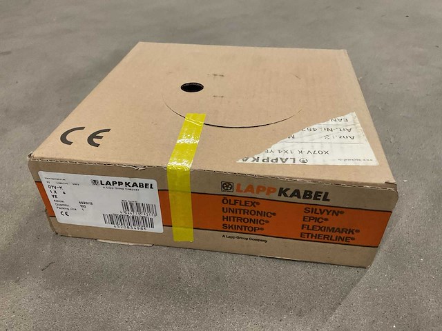 Lapp kabel 07v-k 1x4mm2 doos á 100m installatiedraad - afbeelding 1 van  1