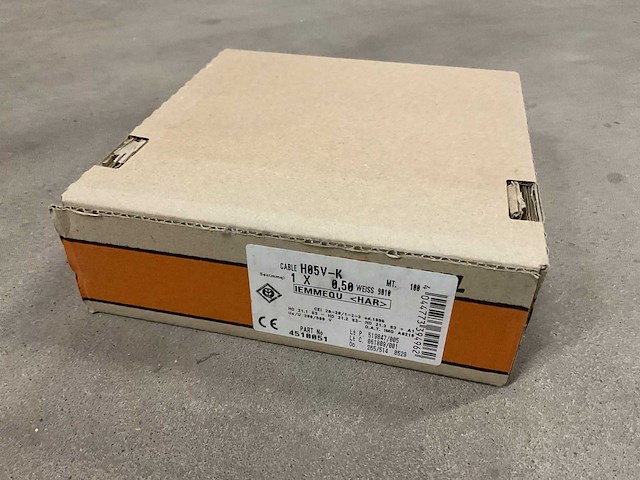 Lapp kabel h05v-k 1x0.50 doos á 100m installatiedraad (4x) - afbeelding 1 van  1
