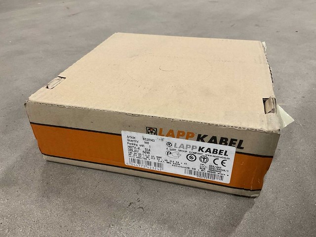 Lapp kabel h07v-k 1x4mm2 doos á 100m installatiedraad - afbeelding 1 van  1