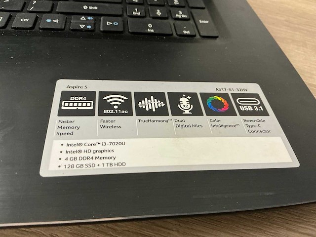 Laptop - acer - aspire a517-51 - afbeelding 4 van  8