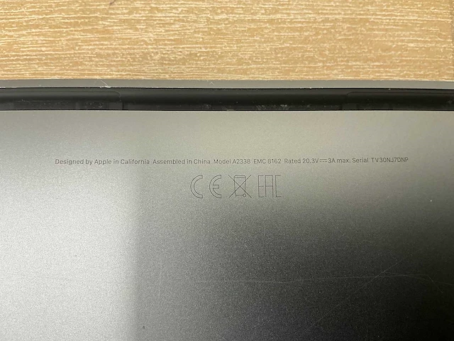 Laptop - apple inc. - mac14,7 - afbeelding 4 van  4