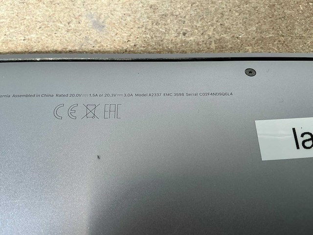Laptop - apple inc. - mgn63n/a - afbeelding 6 van  6