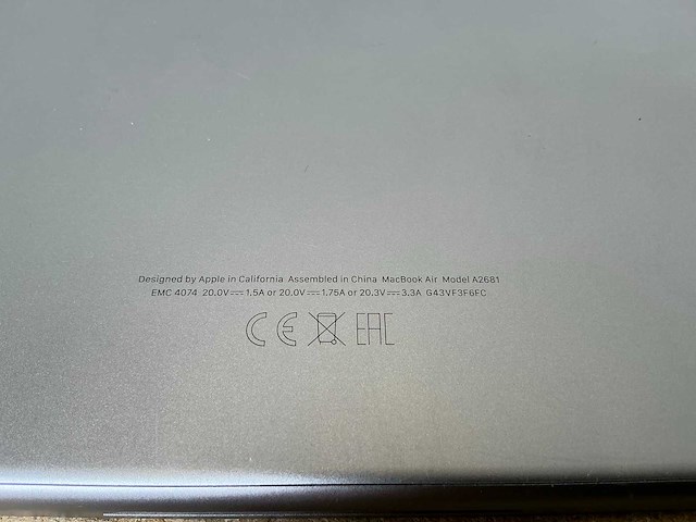 Laptop - apple inc. - mlxw3n/a - afbeelding 6 van  6