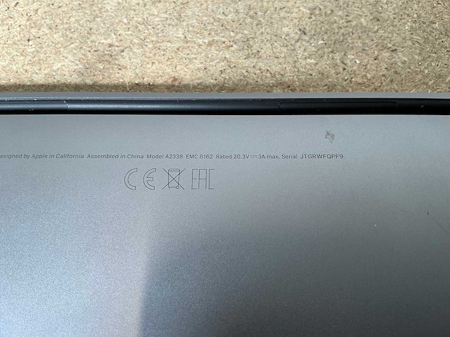 Laptop - apple inc. - mnej3n/a - afbeelding 6 van  6