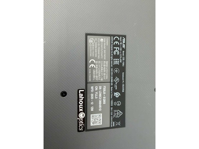 Laptop - asustek computer inc. - vivobook_asuslaptop x509ja_f509ja - afbeelding 7 van  7