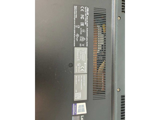 Laptop - asustek computer inc. - vivobook_asuslaptop x705fd_n705fd - afbeelding 7 van  7