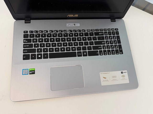 Laptop - asustek computer inc. - vivobook_asuslaptop x705fd_n705fd - afbeelding 2 van  8