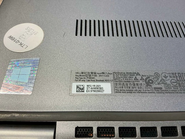 Laptop - dell inc. - latitude 5320 - afbeelding 7 van  7