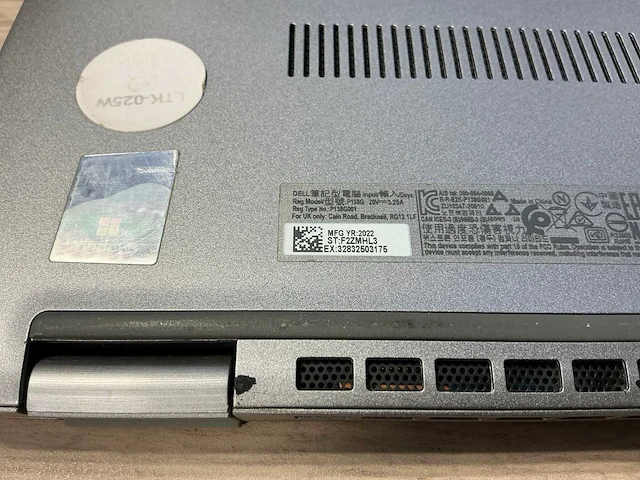 Laptop - dell inc. - latitude 5320 - afbeelding 7 van  7
