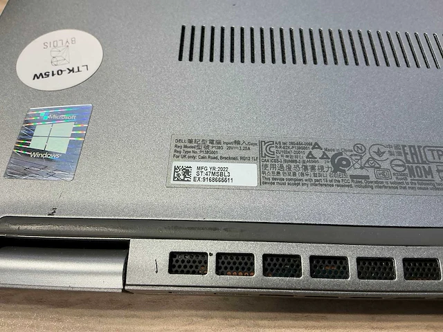 Laptop - dell inc. - latitude 5320 - afbeelding 8 van  8