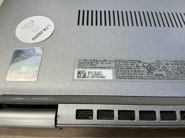 Laptop - dell inc. - latitude 5320 - afbeelding 7 van  7