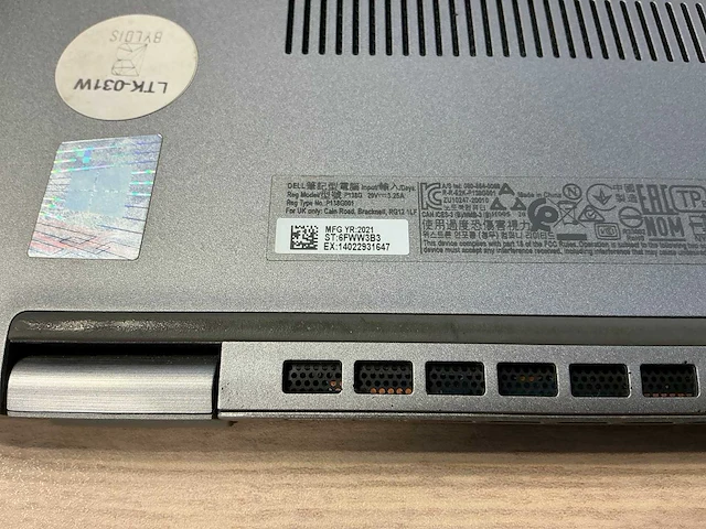 Laptop - dell inc. - latitude 5320 - afbeelding 8 van  8